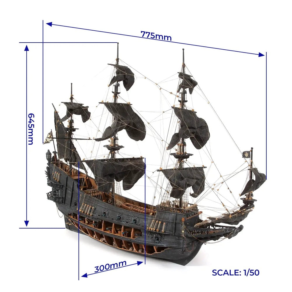 OcCre 14010 1/50 The Flying Dutchman Wooden Model Ship Kit