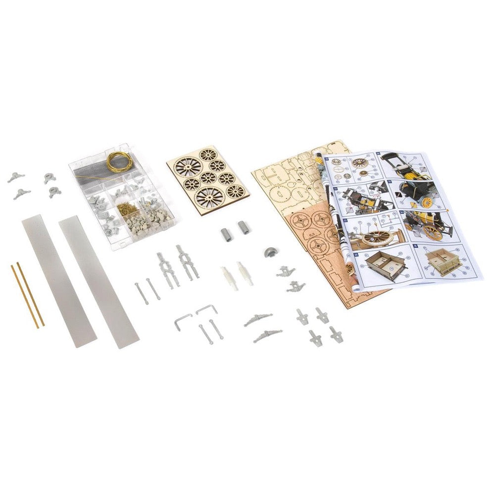 OcCre 54000 1/24 Rocket Train Wooden Model Kit