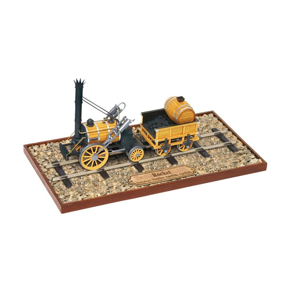 OcCre 54000 1/24 Rocket Train Wooden Model Kit