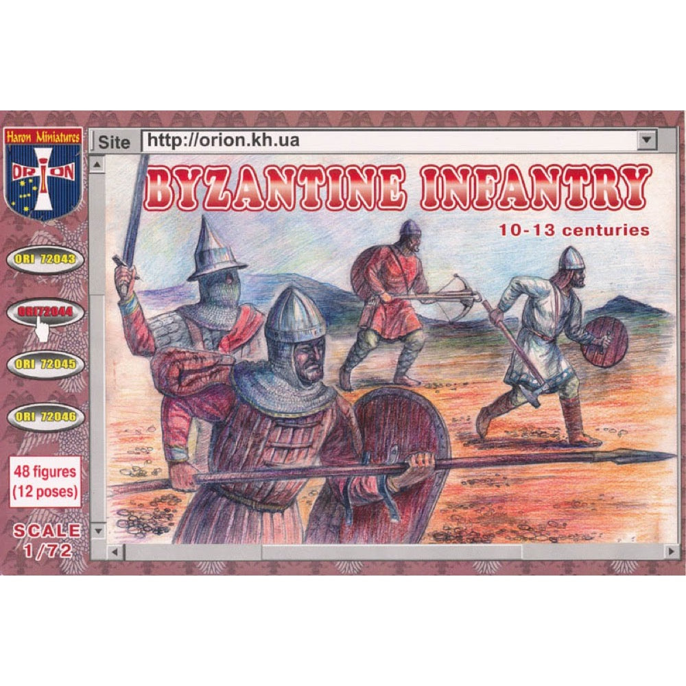 Orion Figures 044 1/72 Dark Ages Byzantine Infantry (10th-13th century) 4820203720446