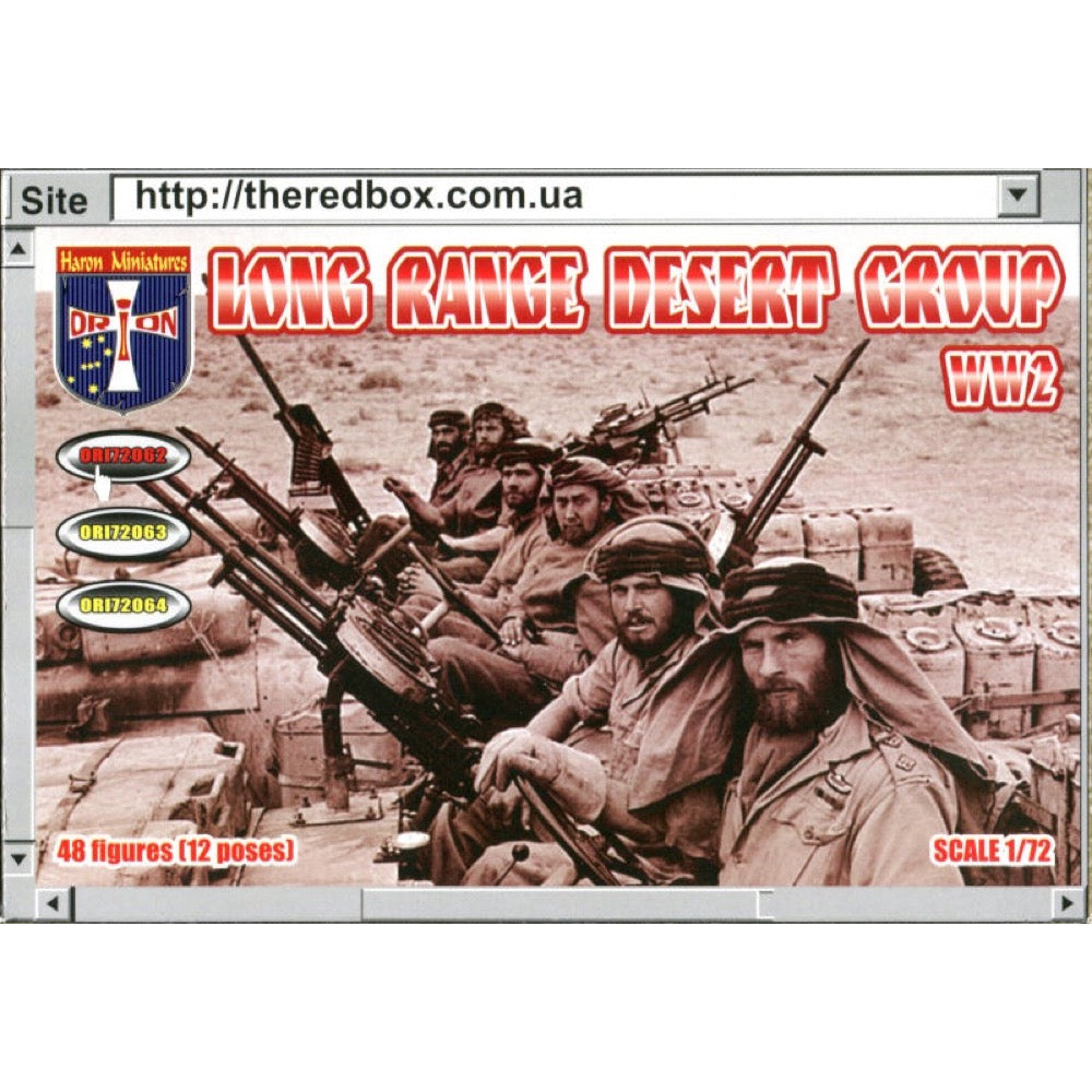 Orion Figures 062 1/72 WWII LRDG (Long Range Desert Group)