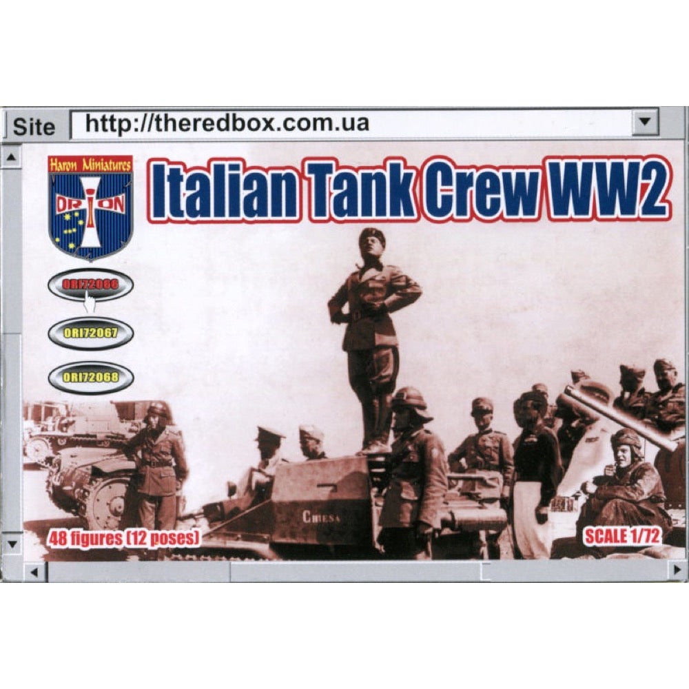 Orion Figures 066 1/72 WWII Italian Tank Crew
