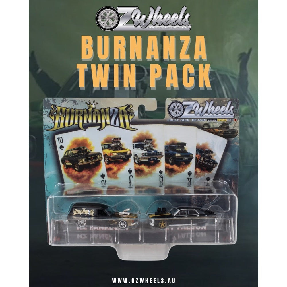 OzWheels OZ64-FSDTWIN0005 1/64 Burnanza Twin Set Limited Edition