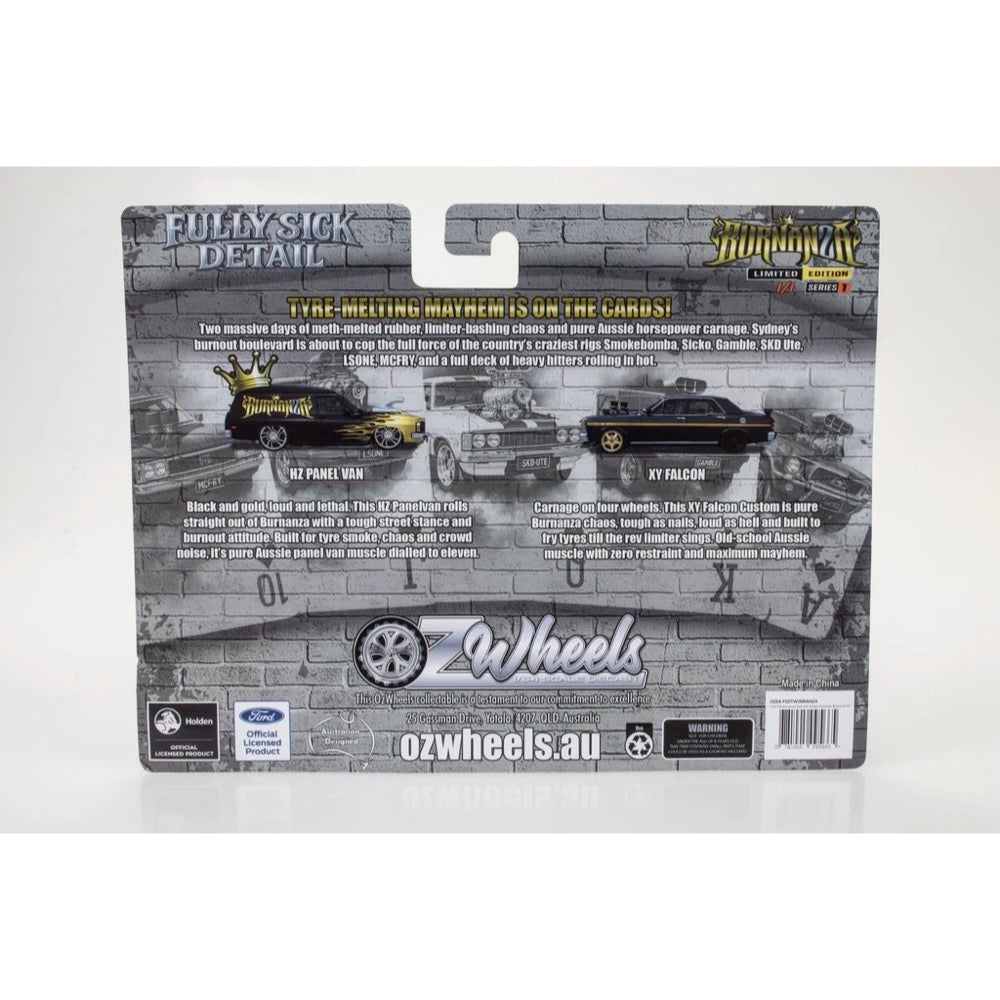 OzWheels OZ64-FSDTWIN0005 1/64 Burnanza Twin Set Limited Edition
