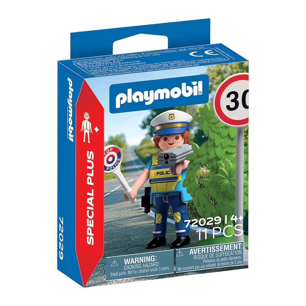 Playmobil 72029 Police Officer With Speed Detector