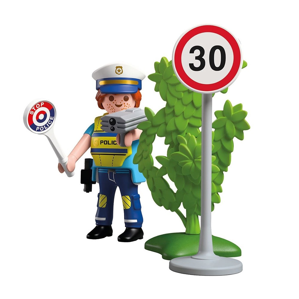 Playmobil 72029 Police Officer With Speed Detector