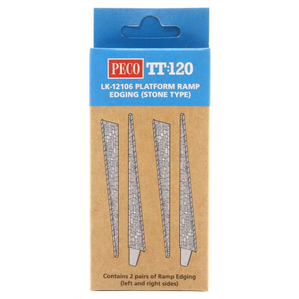 Peco LK12106 TT Platform Ramp Edge Stone