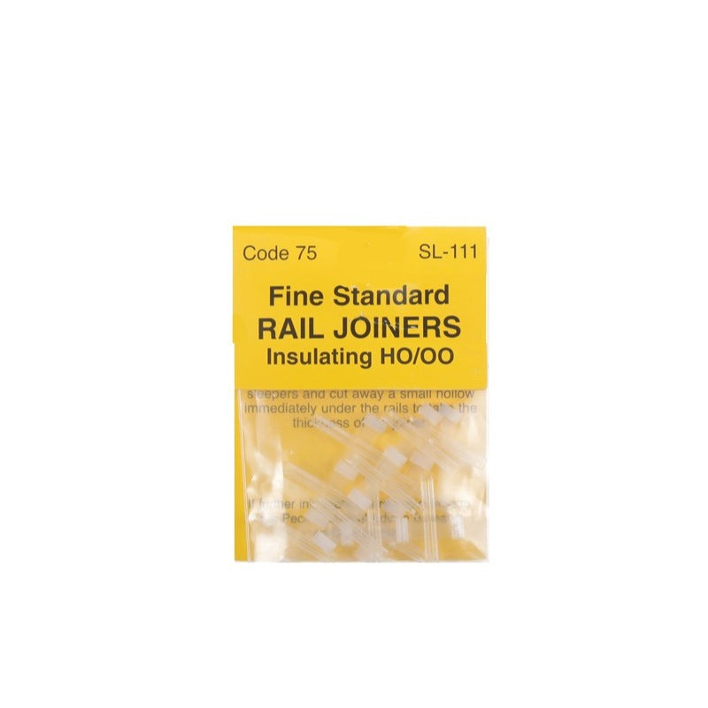 Peco SL111 HO/OO Code 75 Insulating Rail Joiners 12 Pack