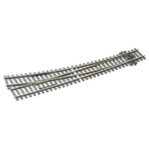 Peco SLE186 HO/OO Code 75 Right Hand Curved Turnout Electrofrog