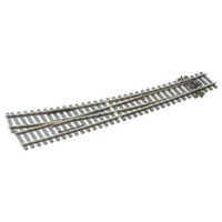 Peco SLE186 HO/OO Code 75 Right Hand Curved Turnout Electrofrog