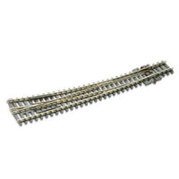 Peco SLE386 N Code 80 Right Hand Curved Turnout Electrofrog | Metro Hobbies