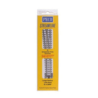 Peco SLE389F N Code 55 Left Hand Large Radius Turnout Electrofrog | Metro Hobbies
