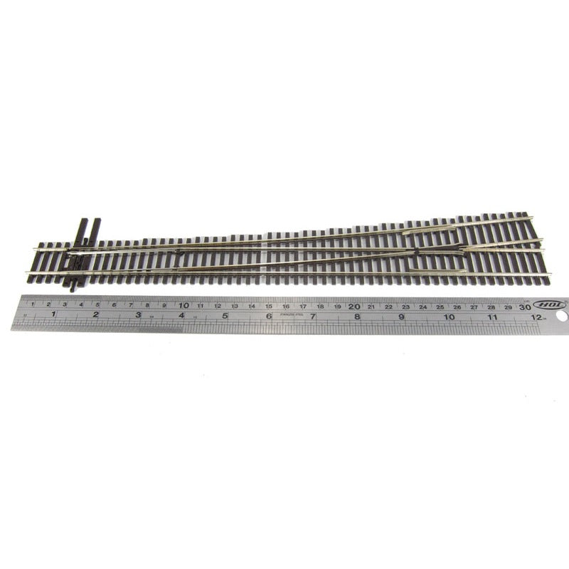 Peco SLE8382 HO/OO Code 83 Left Hand No.8 Turnout Electrofrog