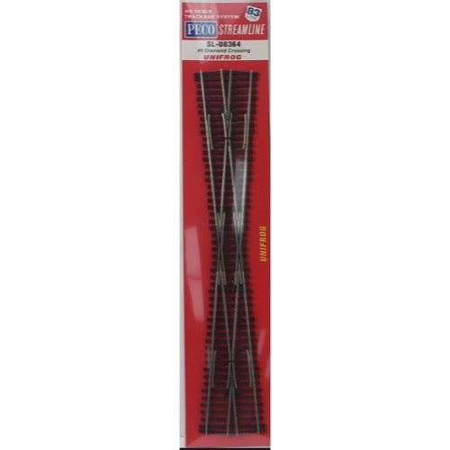 Peco SLU8363 HO/OO Code 83 No.6 Double Slip Unifrog