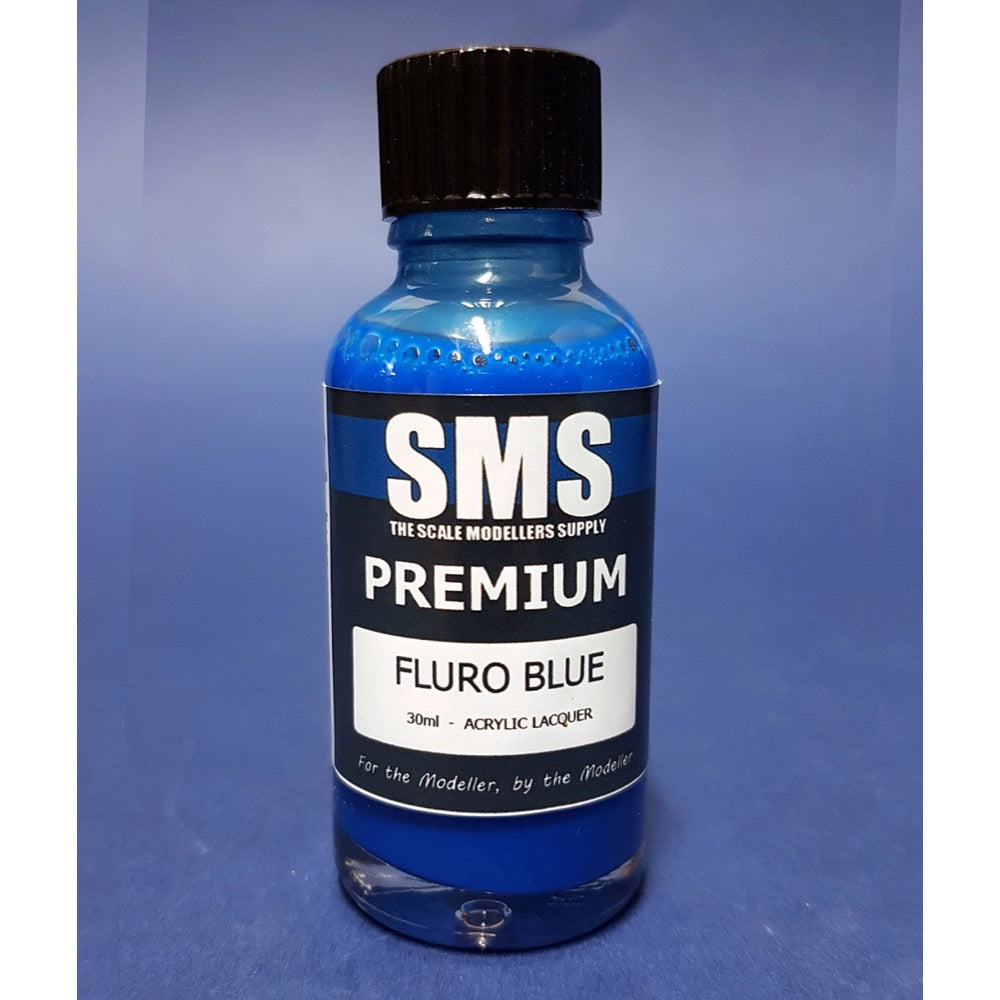 SMS PL45 Premium Acrylic Lacquer Fluoro Blue 30ml