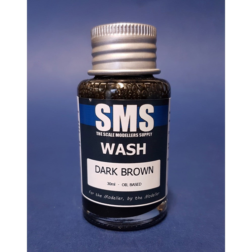 SMS PLW04 Weathering Wash Dark Brown 30ml