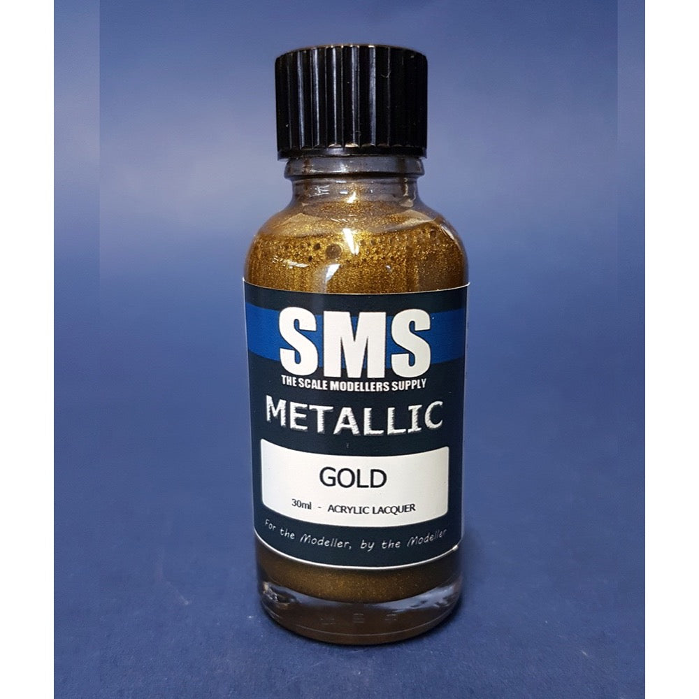 SMS PMT02 Premium Acrylic Lacquer Metallic Gold 30ml