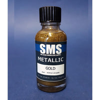 SMS PMT02 Premium Acrylic Lacquer Metallic Gold 30ml