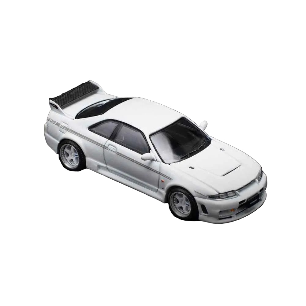 Pop Race 64-0052 1/64 Nissan GT-R R33 Nismo 400R White