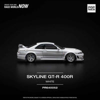Pop Race 64-0052 1/64 Nissan GT-R R33 Nismo 400R White