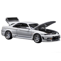 Pop Race 64-0052 1/64 Nissan GT-R R33 Nismo 400R White