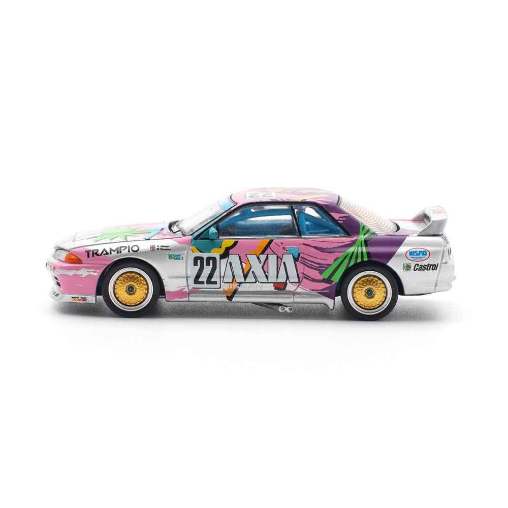 Pop Race 64-0103 1/64 Nissan Skyline GT-R R32 No.22 Axia