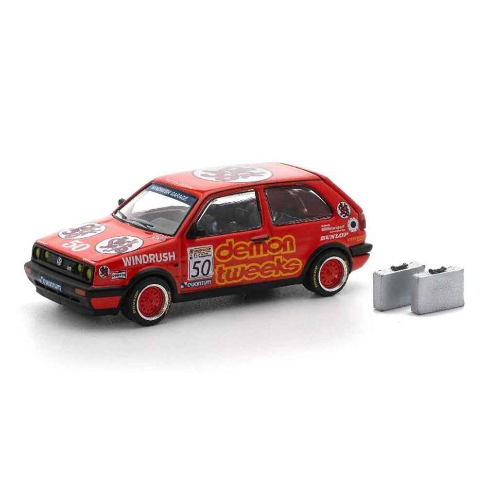 Pop Race PR64-0105 1/64 Golf GTI MkII Team Demon Tweeks BTCC 1988