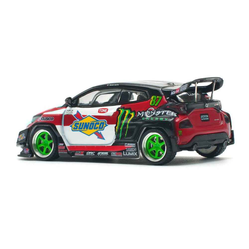Pop Race PR64-0106 1/64 Pandem GR Yaris Daigo Saito