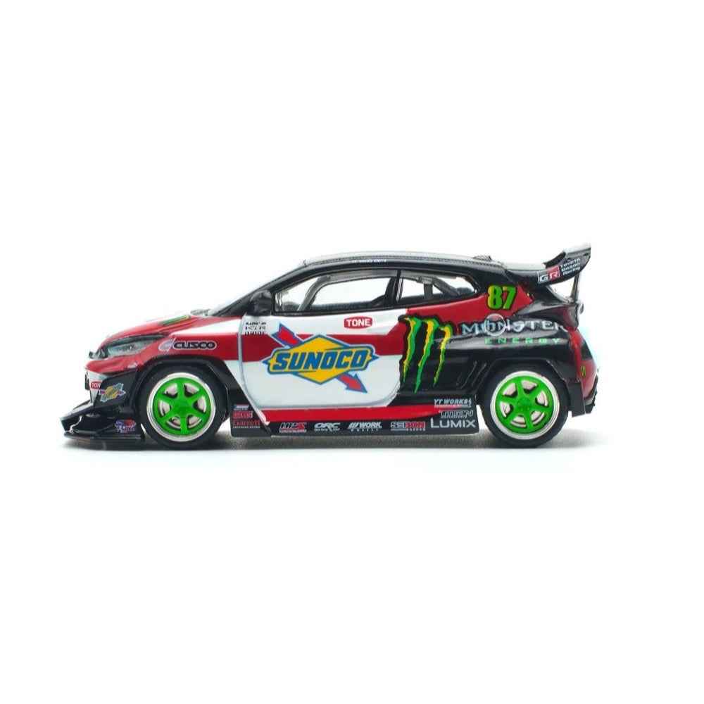 Pop Race PR64-0106 1/64 Pandem GR Yaris Daigo Saito