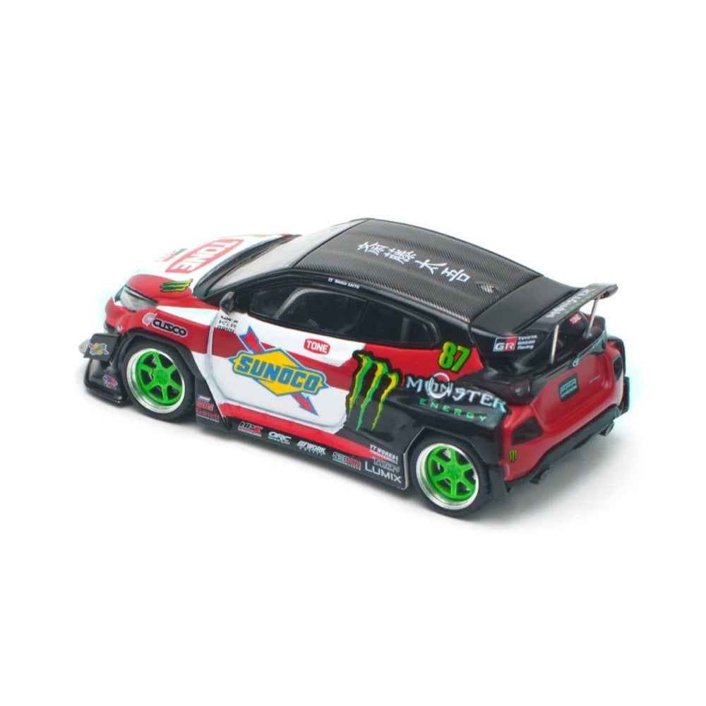 Pop Race PR64-0106 1/64 Pandem GR Yaris Daigo Saito