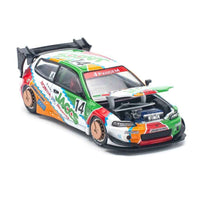 Pop Race PR64-0128 1/64 Pandem Civic EG6 V1.5 Jaccs