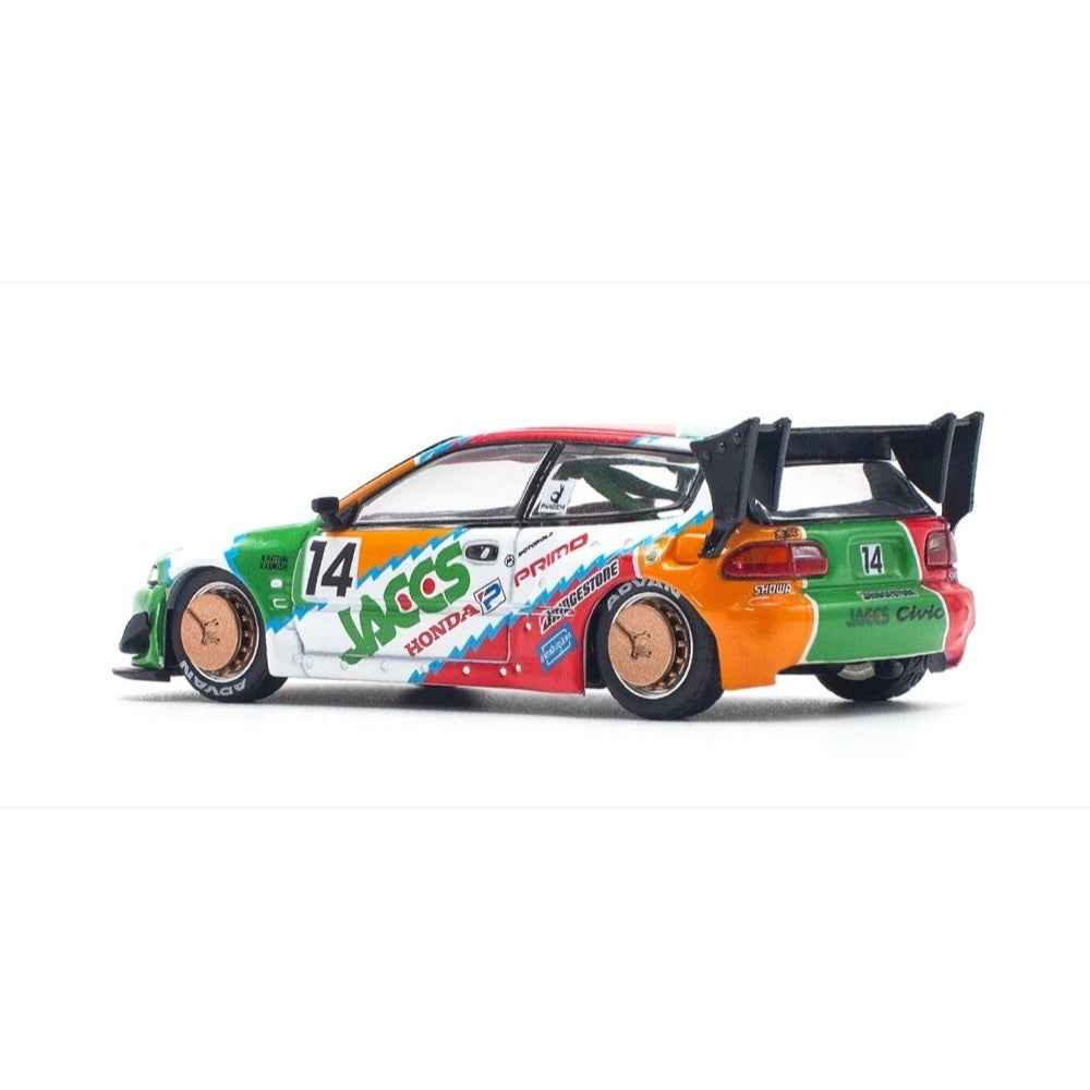 Pop Race PR64-0128 1/64 Pandem Civic EG6 V1.5 Jaccs