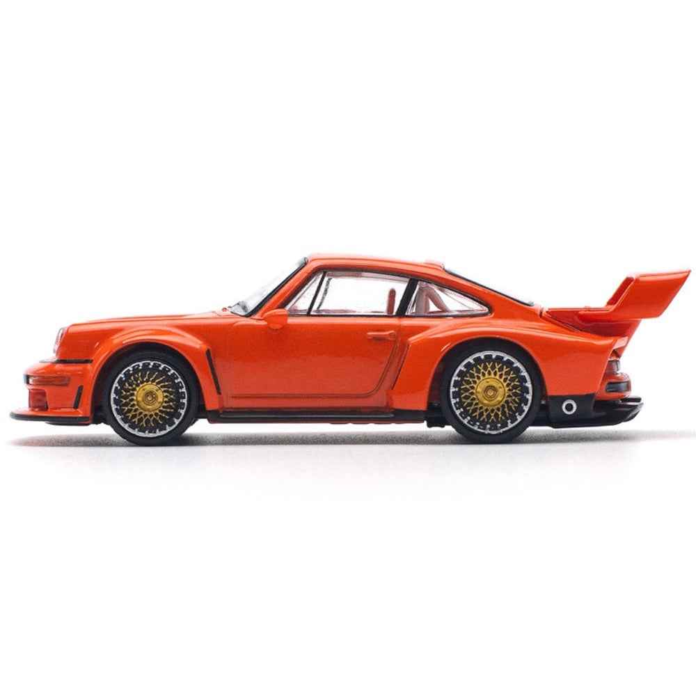 Pop Race 64-0131 1/64 Singer DLS Turbo Track Orange