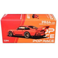 Pop Race 64-0131 1/64 Singer DLS Turbo Track Orange