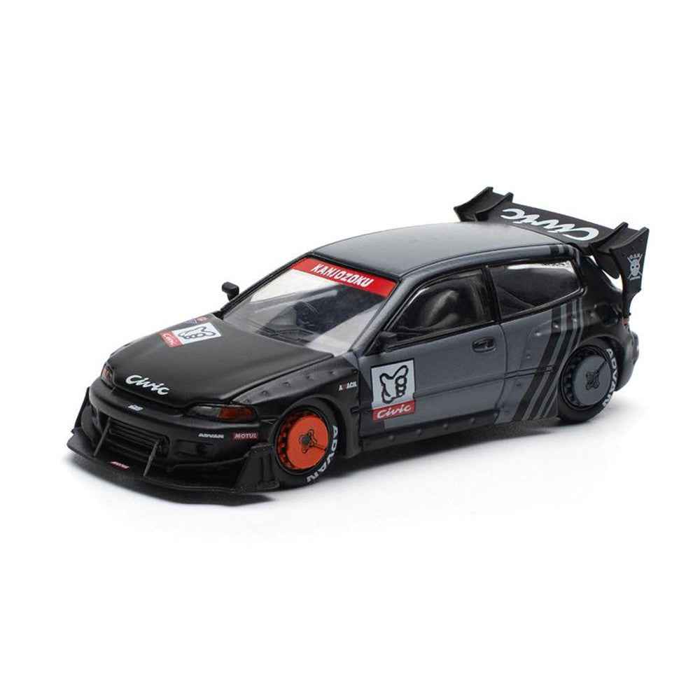 Pop Race PR64-0163 1/64 Pandem Civic EG6 Kanjozoku