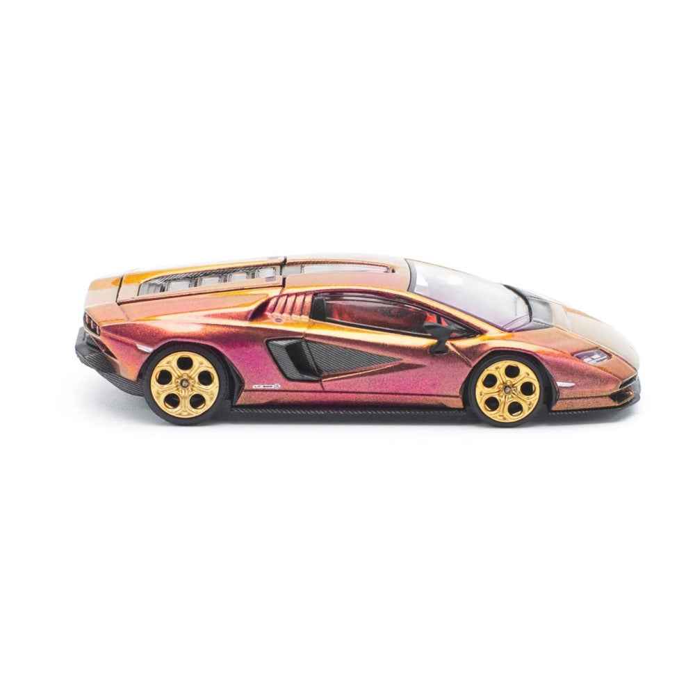 Pop Race 64-0175 1/64 Lamborghini Countach LPI 800-4 Blu Hal