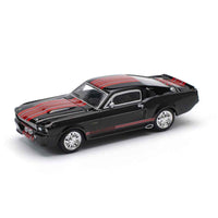 Pop Race 64-0218 1/64 Shelby Mustang GT500 Dark Chrome
