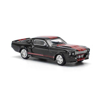 Pop Race 64-0218 1/64 Shelby Mustang GT500 Dark Chrome