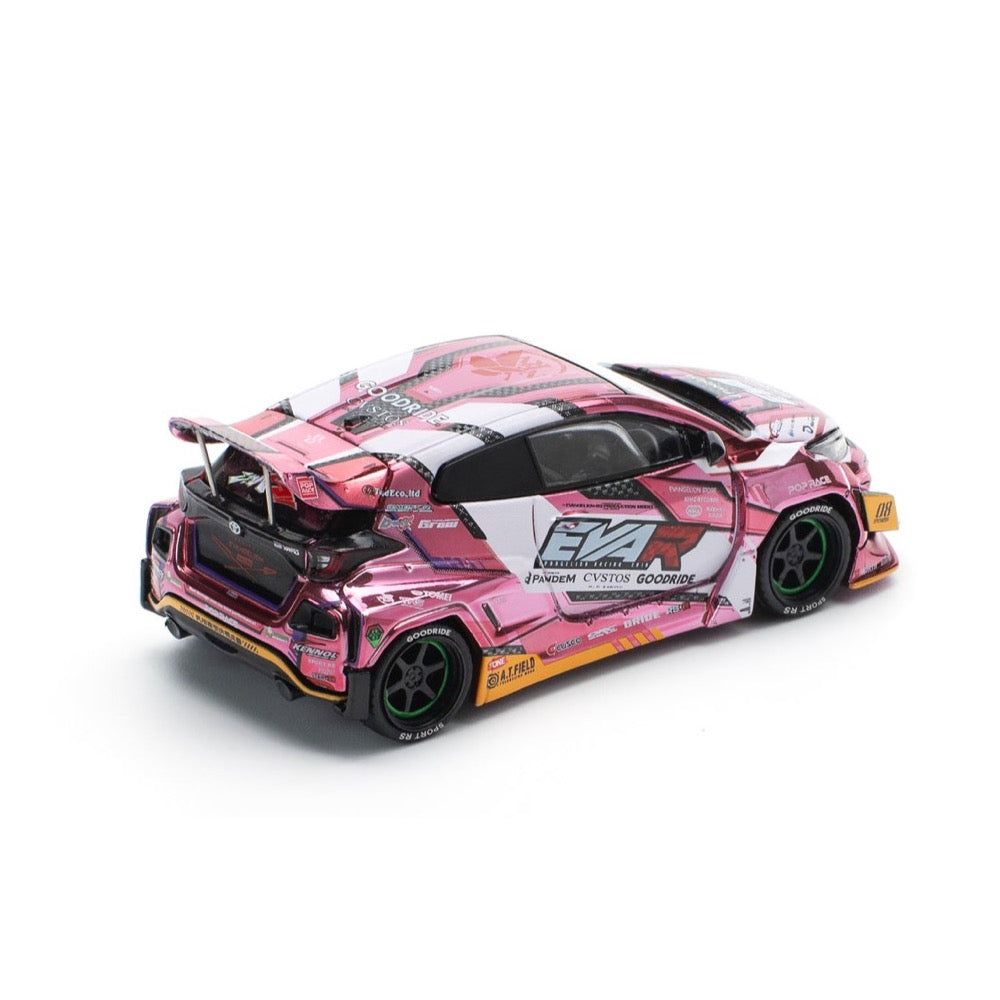 Pop Race 64-0220 1/64 Eva RT Production Modelcustom Type-08 Goodride GR Yaris