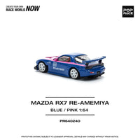 Pop Race 64-0240 1/64 Mazda RX7 Re-Amemiya Blue/Pink