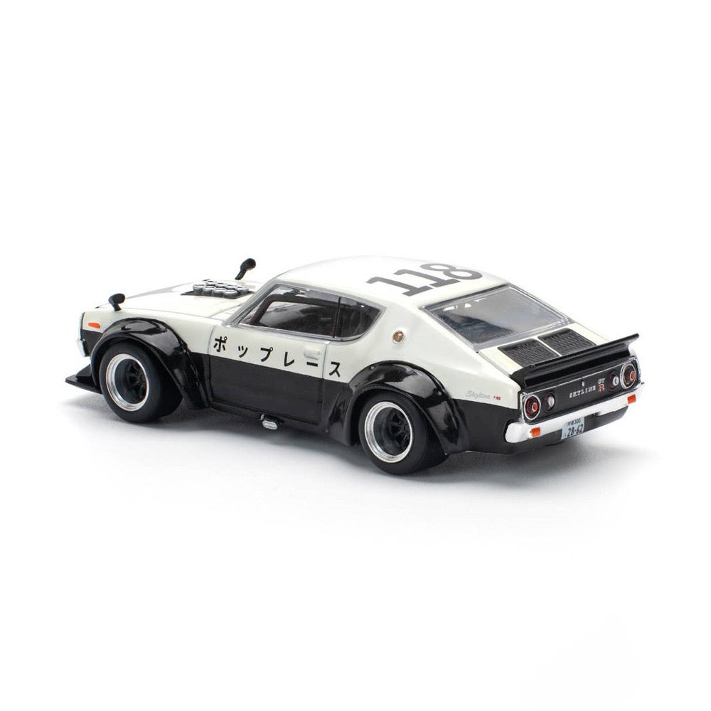 Pop Race PR64-0252 1/64 Skyline GT-R V8 Drift Kermeri NPA Style