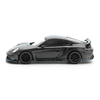 Pop Race 64-0254 1/64 992 Stinger GTR Carbon Edition (Blue Line)