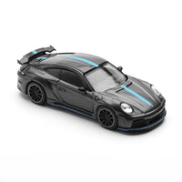 Pop Race 64-0254 1/64 992 Stinger GTR Carbon Edition (Blue Line)