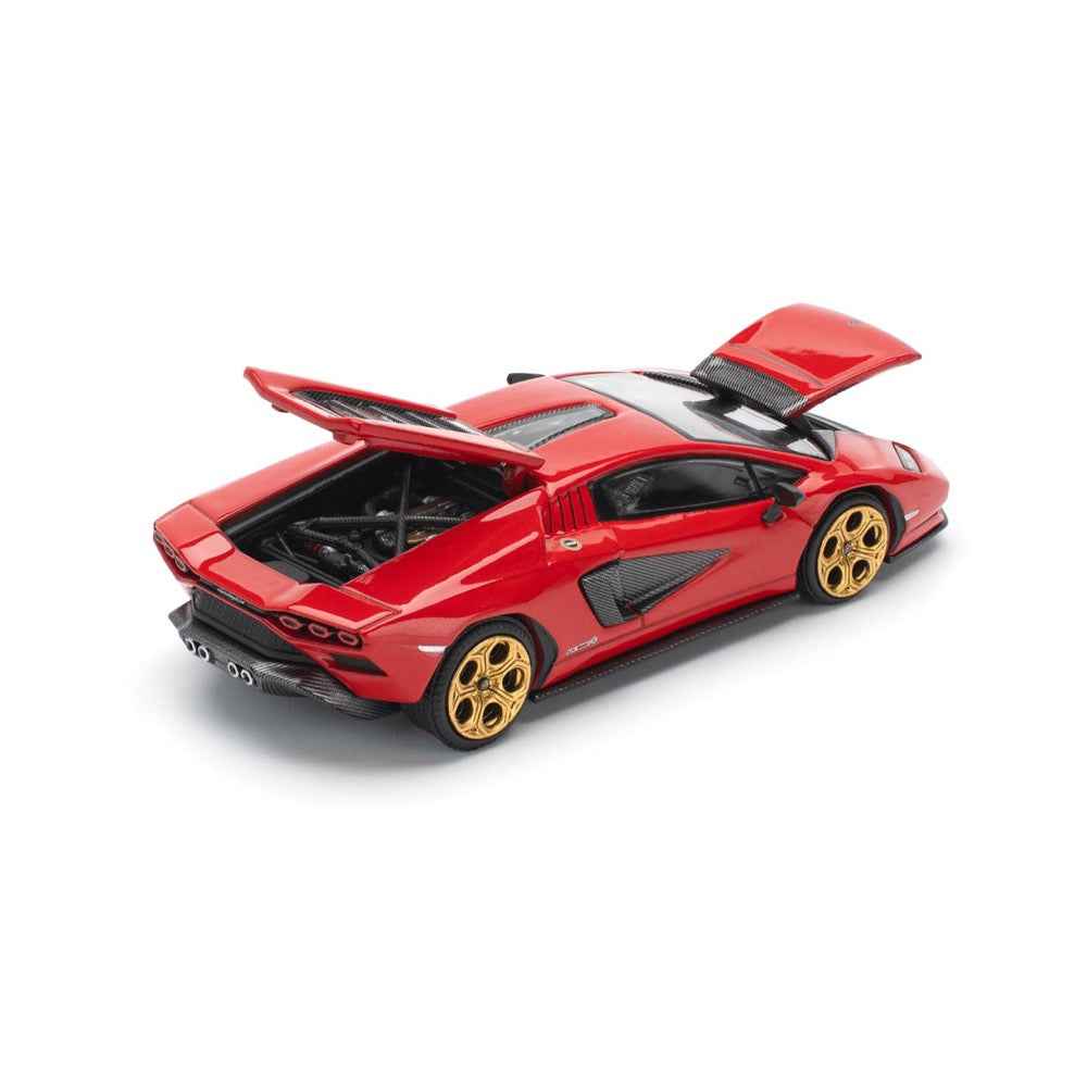 Pop Race 64-0259 1/64 Lamborghini Countach LPI-800 Rosso