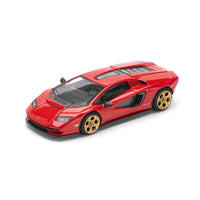 Pop Race 64-0259 1/64 Lamborghini Countach LPI-800 Rosso