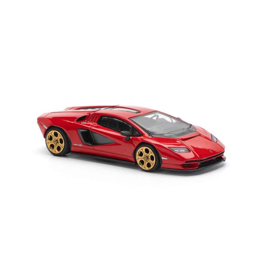 Pop Race 64-0259 1/64 Lamborghini Countach LPI-800 Rosso