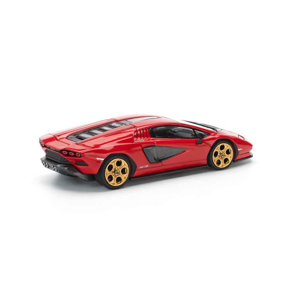 Pop Race 64-0259 1/64 Lamborghini Countach LPI-800 Rosso