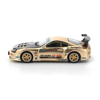 Pop Race 64-0277 1/64 Top Secret GT300 Supra Chrome Gold