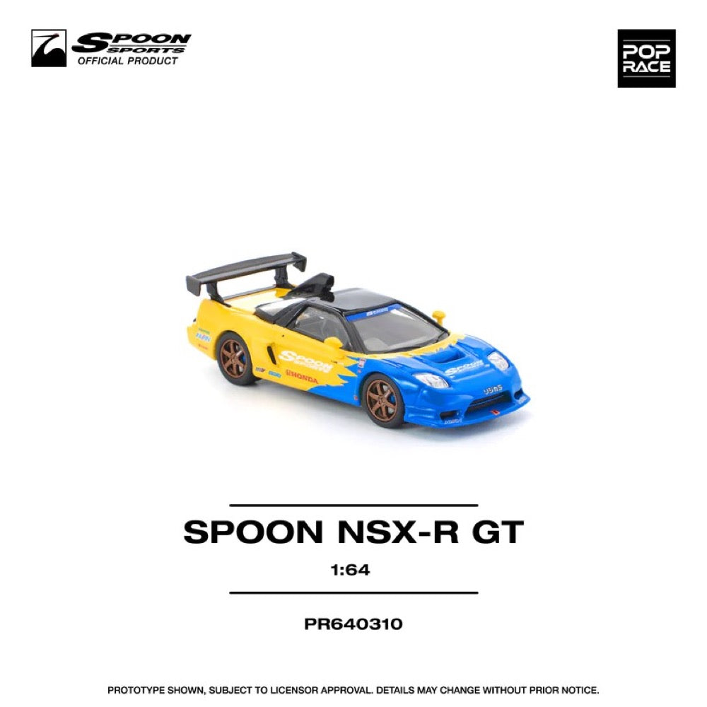 Pop Race 64-0310 1/64 Spoon NSX-R Gt