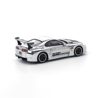 Pop Race 64-0325 1/64 Top Secret GT300 Supra Silver Chrome